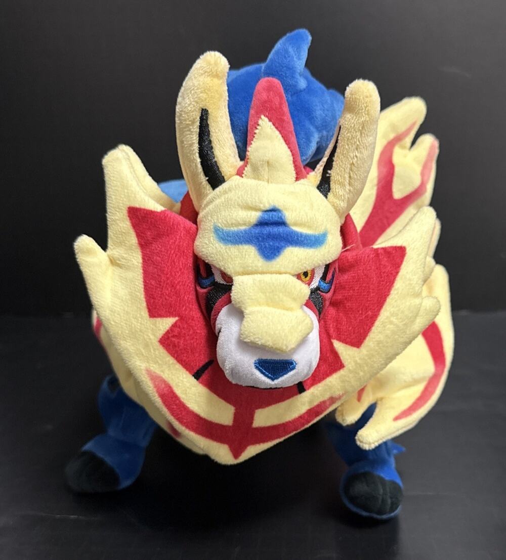 Pokémon Zamazenta Plush Stuffed Toy Doll Limited Pokémon Sword Shield Red Blue